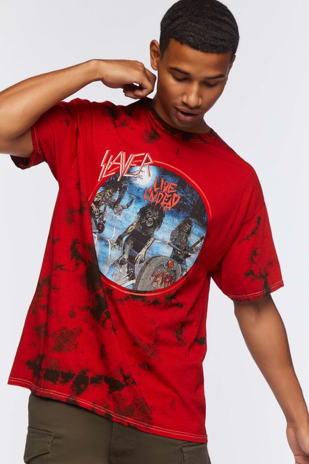 RED/MULTI Slayer Graphic Tee, image 1