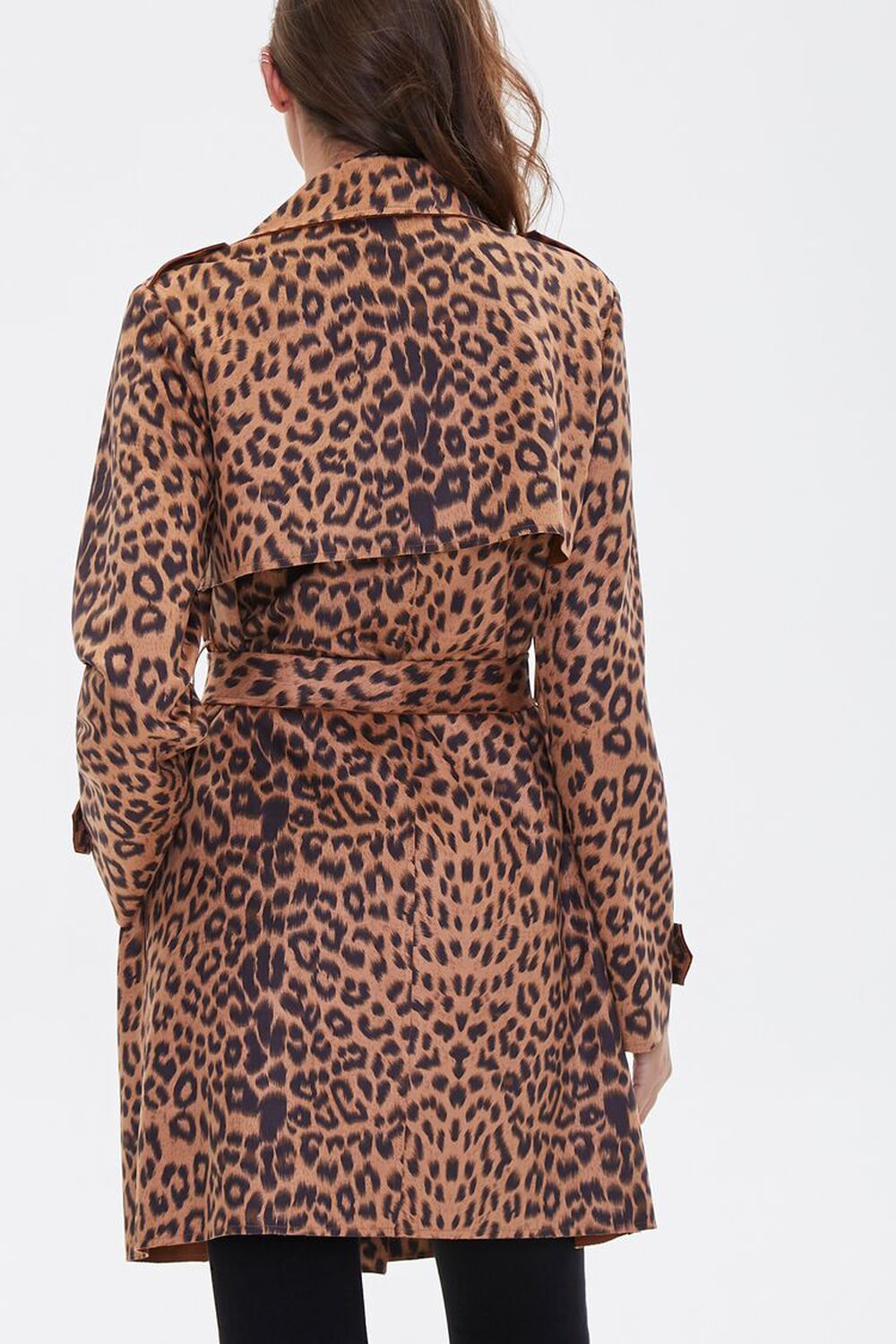Leopard Print Wrap Jacket