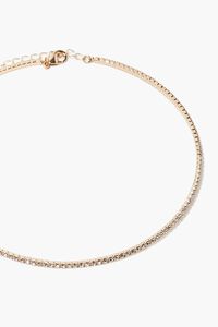 GOLD Box Chain Choker Necklace, image 1