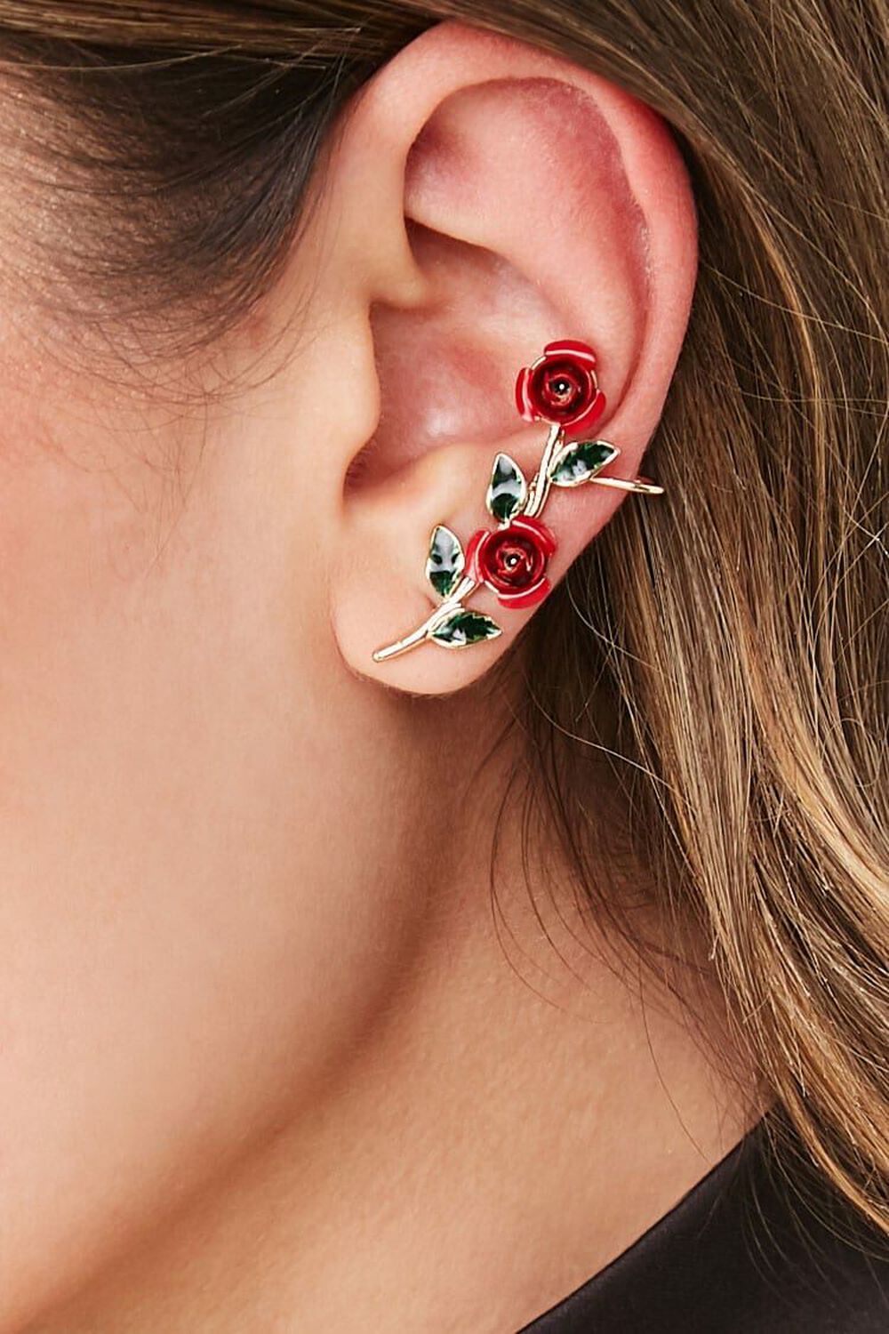 Rose Ear Pins, image 2