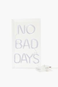 CLEAR/MULTI No Bad Days Hanging Neon Sign, image 3