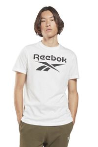 WHITE Reebok Identity Big Logo Tee, image 1