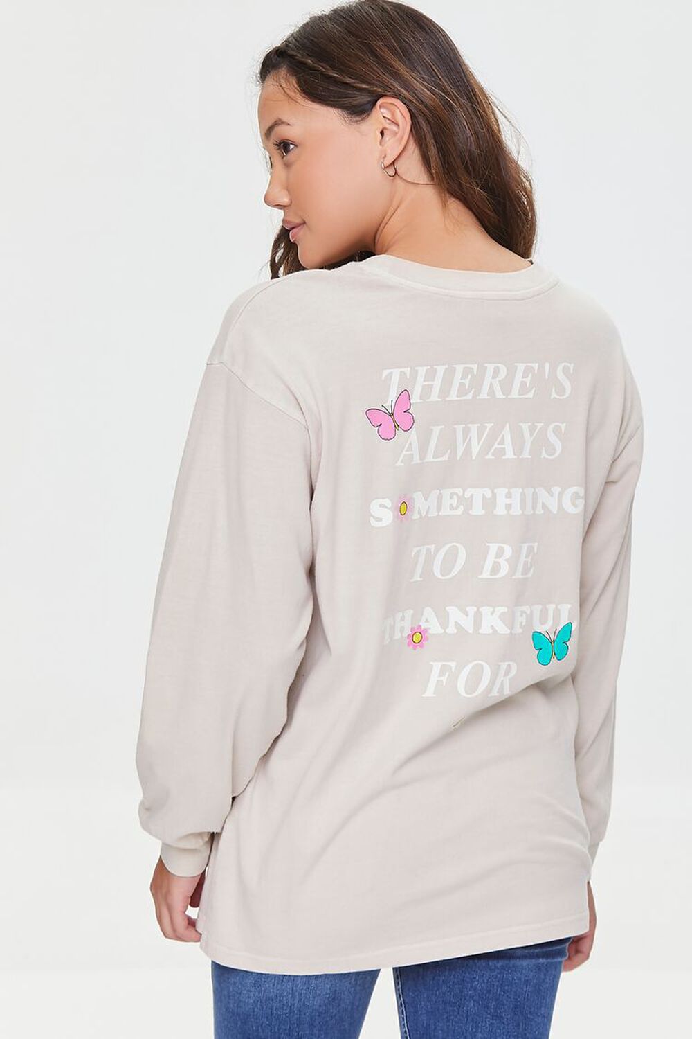TAUPE/MULTI Be Yourself Always Graphic Tee, image 3