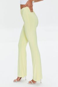 PALE YELLOW Ruched High-Rise Pants, image 3