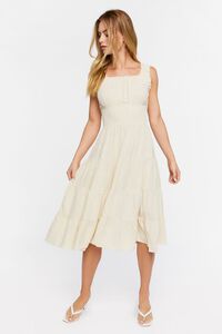 VANILLA Sleeveless Tiered Midi Dress, image 4