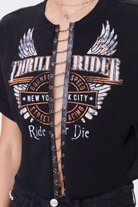 BLACK/MULTI Thrill Rider Chain Graphic Tee, image 5