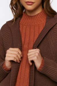Open-Front Longline Cardigan Sweater, image 5