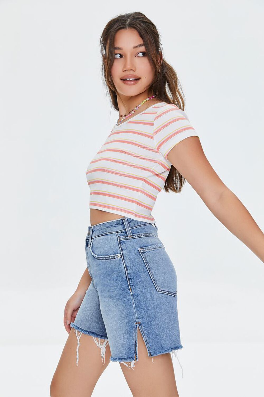 Striped Cropped Tee, image 2