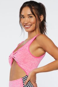 MIAMI PINK Active Checkered Seamless Romper, image 2