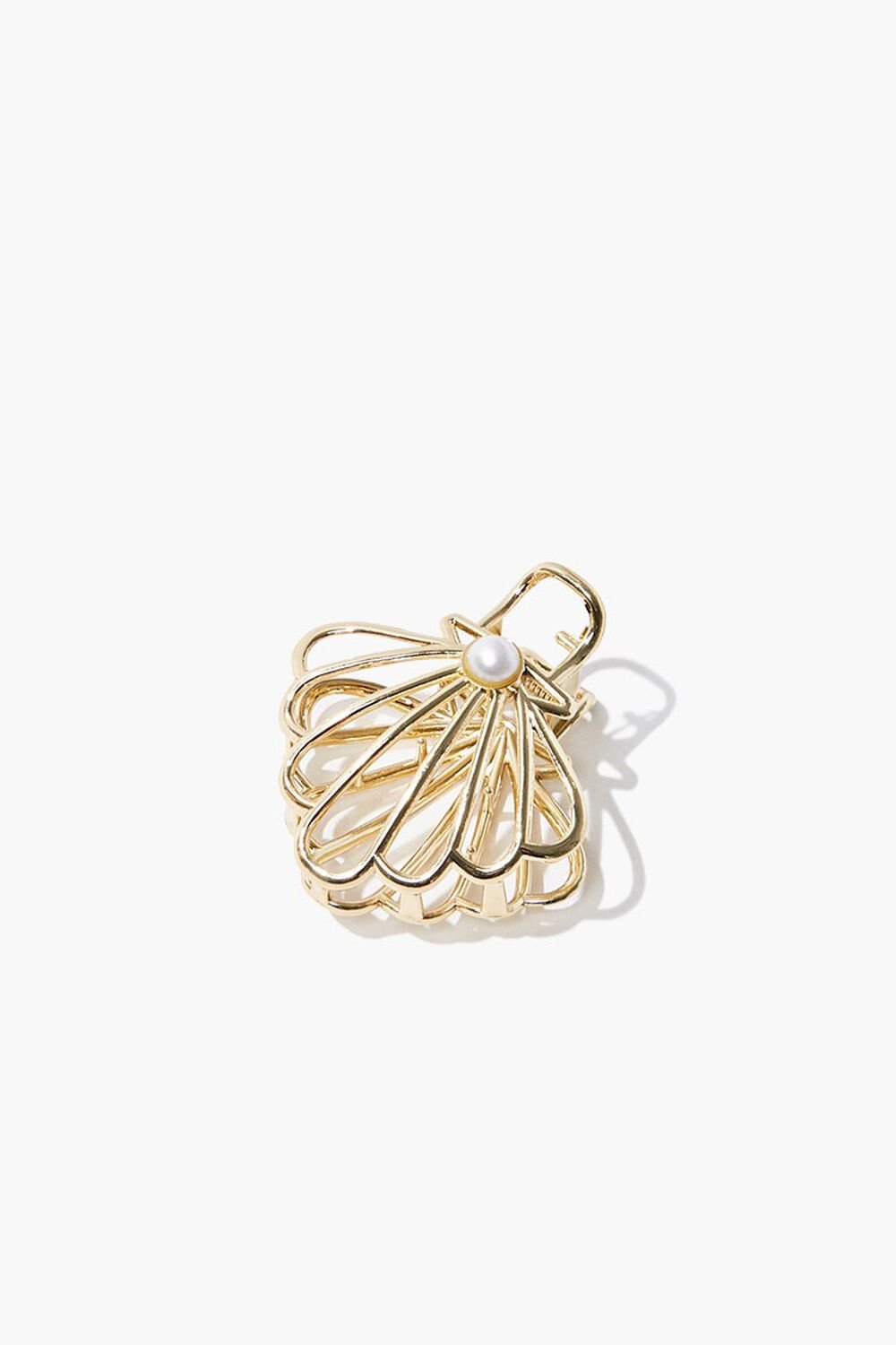 GOLD Seashell Claw Clip, image 1