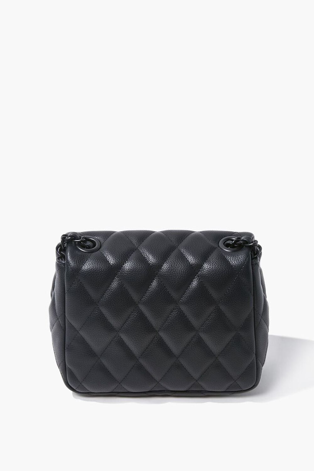 BLACK Quilted Square Crossbody Bag, image 3