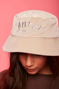 TAN/SILVER Juicy Couture Bucket Hat, image 2