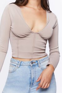 GOAT Plunging Bustier Crop Top, image 5