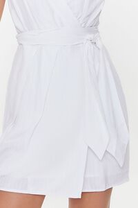 WHITE Tie-Waist Cami Mini Dress, image 5