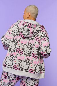 GREY/MULTI Plus Size Hello Kitty & Friends Zip-Up Hoodie, image 4