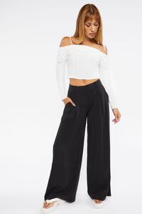 High-Rise Wide-Leg Trousers, image 5