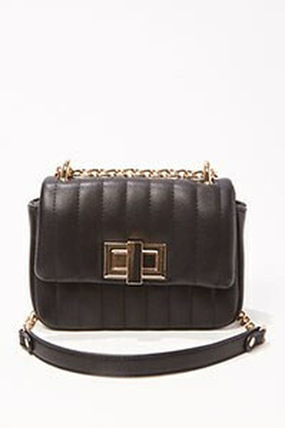 Quilted Faux Leather Crossbody, image 1