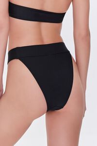 BLACK High-Waist Bikini Bottoms, image 4
