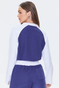 NAVY/WHITE Embroidered Beverly Hills Pullover, image 3