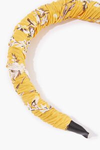 Ruched Floral Headband, image 3