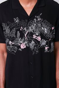 BLACK/MULTI Classic Fit Game Over Graphic Shirt, image 5