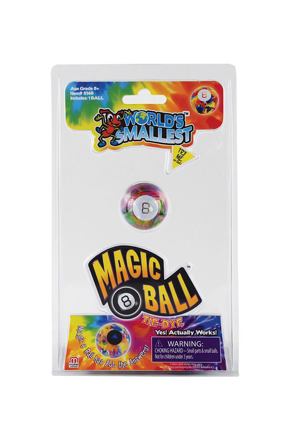 Worlds Smallest Tie-Dye Magic 8 Ball, image 1