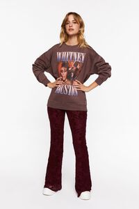 BROWN/MULTI Oversized Whitney Houston Graphic Pullover, image 4