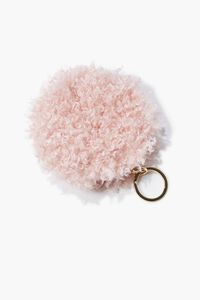 Faux Shearling Coin Purse, image 1