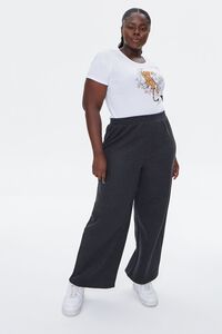 CHARCOAL Plus Size French Terry Sweatpants, image 1