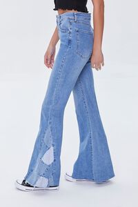 MEDIUM DENIM/MULTI Patchwork Flare Jeans, image 3