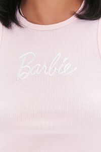 PINK/MULTI Embroidered Barbie™ Tank Top, image 5