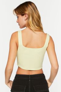 BUTTERFLY GREEN Cropped Tank Top, image 3