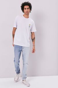 WHITE/MULTI Wildflower Embroidered Graphic Tee, image 4