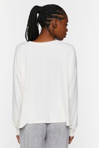 CREAM Dolman-Sleeve Pajama Top, image 3