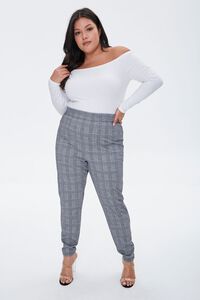 WHITE Plus Size Off-the-Shoulder Top, image 5