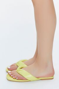 CELERY Faux Leather Thong Sandals, image 2