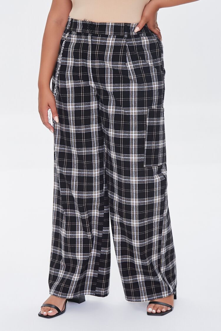 Plaid Reputation Black and White Gingham High-Waisted Pants | Fashion,  Summer work outfits, Black and white pants