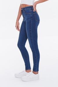 DARK DENIM High-Waisted Skinny Jeans, image 3