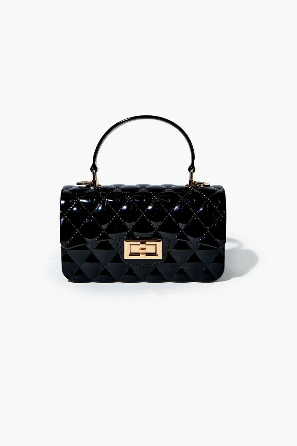 BLACK Quilted Crossbody Bag, image 2