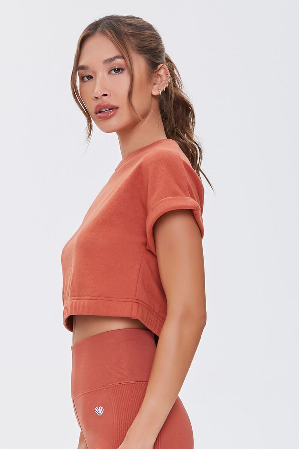 RUST Active Cropped Tee, image 2