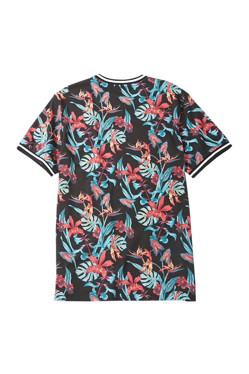 Tropical Floral Ringer Tee