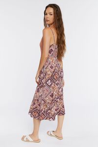 RUST/MULTI Paisley Print Midi Dress, image 2