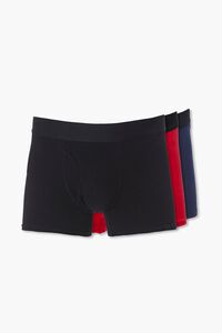 BLACK/MULTI Cotton-Blend Boxer Shorts Set - 3 pack, image 1