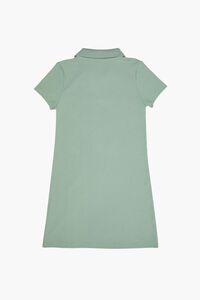 GREEN Girls Polo Shirt Dress (Kids), image 2