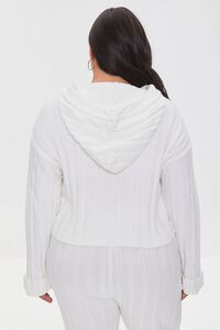 CREAM Plus Size Sweater-Knit Hoodie, image 3
