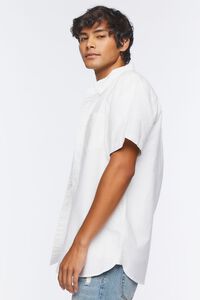 WHITE Cotton Pocket Shirt, image 2