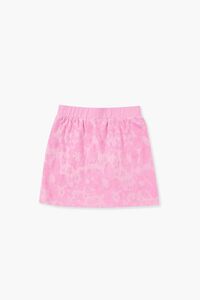 PINK Girls Barbie® Floral Mini Skirt (Kids), image 2