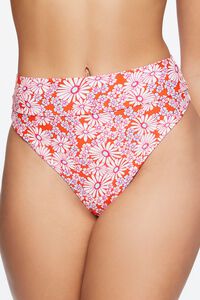 FIESTA/MULTI Floral High-Rise Bikini Bottoms, image 2