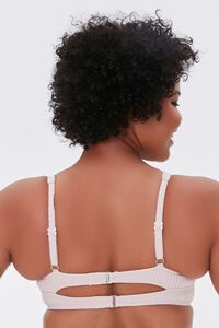 TAN Plus Size Ribbed Knit Bikini Top, image 3