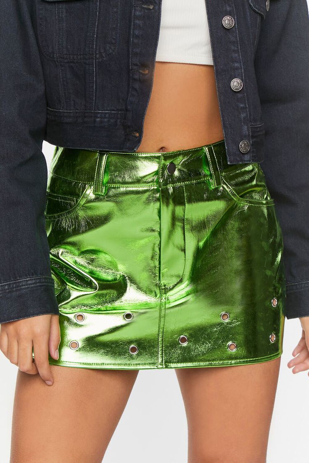 Mimi Micro Mini Skirt - Fresh Green